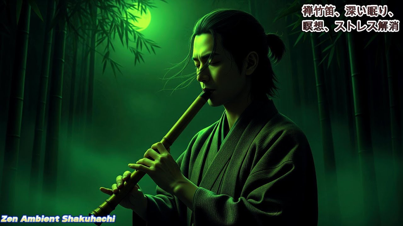 Zen Ambient Shakuhachi 🌙 Relaxing Japanese Flute Music for Meditation ...