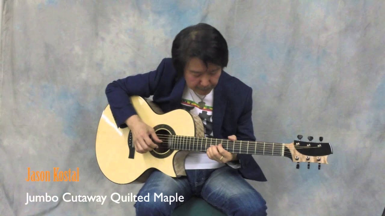 ［Acoustic Guitar Book 40］Jason Kostal / Jumbo Cutaway Quilted Maple