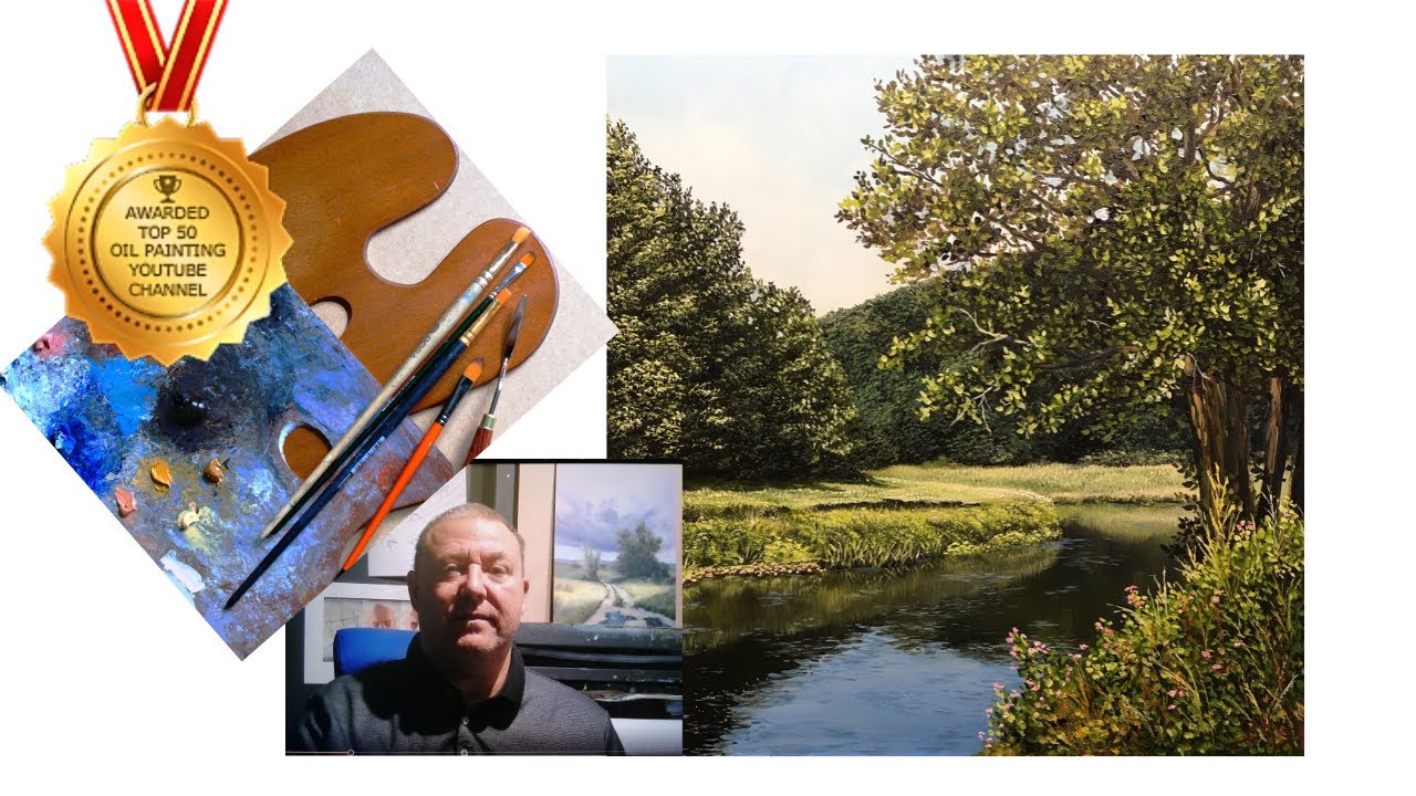 Réalisme d’une peinture à l’huile en deux parties 1sur2