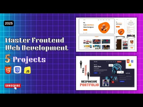 Build 5 Real World Projects | Full Frontend Projects HTML, CSS ...