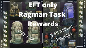 Escape from Tarkov - All Ragman Task Rewards