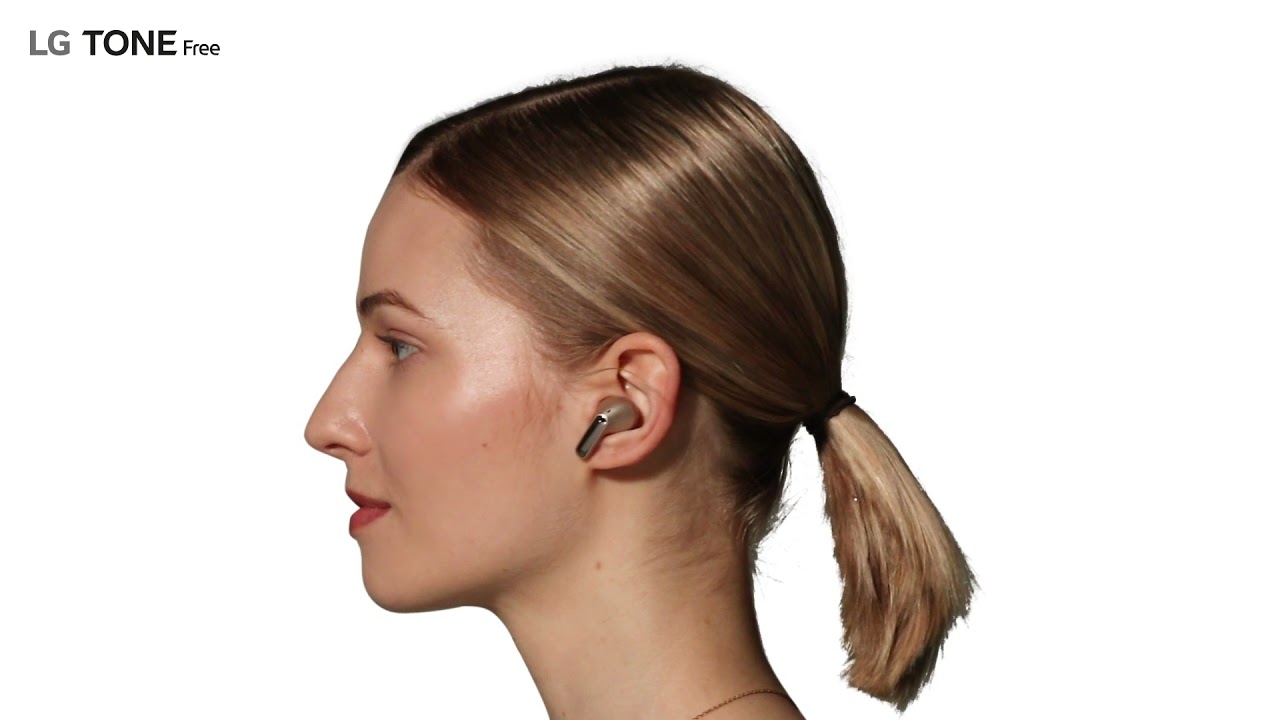 LG TONE FREE EARBUDS - Sleek fit