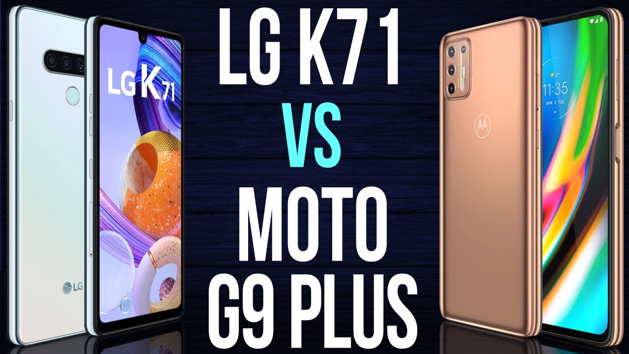 LG K71 vs Moto G9 Plus (Comparativo)