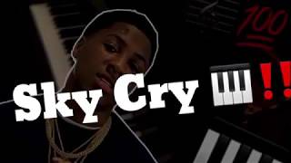 Video thumbnail of "NBA YOUNGBOY SKY CRY PIANO COVER | BABY GRAND PIANO !"