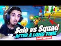Solo Vs Squad Unstoppable Gameplay After Long Time 😱 18 kills but 🤦‍♂️😰