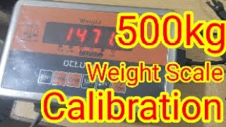 500kg Weight Scale Calibration | Accurate Weighing for Industrial Use