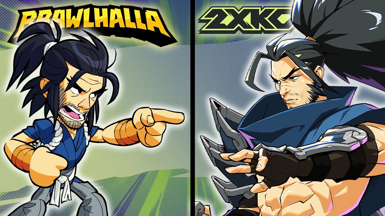 Новичок в Brawlhalla пытается нокаутировать двух противников (катастрофа)