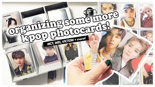 organizing photocards #28 ★ nct, wei, victon, stray kids + more!