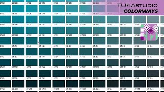 TUKAstudio Color Chart for Matching | TUKAstudio Video Help | Fabric Design Software | Colorways screenshot 5