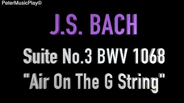 Bach Air On The G String Suite No.3 BWV 1068 Synth Cover