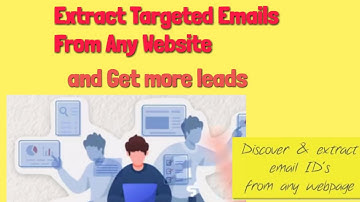 How To Extract Thousands of Emails From Any website  Free - Lead Generation