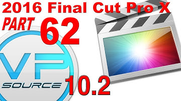 62. MERGE / COMBINE / SYNC AUDIO & VIDEO Final Cut Pro X 10.2.3 (2016)