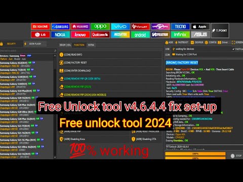 Free Unlock Tool || Free Unlock Tool 2024 || Tft Unlock Tool