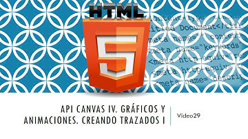 Curso HTML 5. API Canvas IV Trazados. Vídeo 29