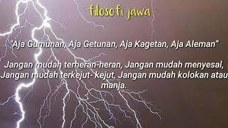 Story WA/IG keren ( filosofi jawa )