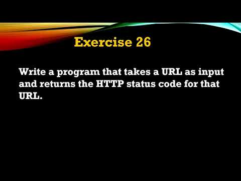 #26 Exercise - Get HTTP Status Code From a URL Using Request Module. #python #programming