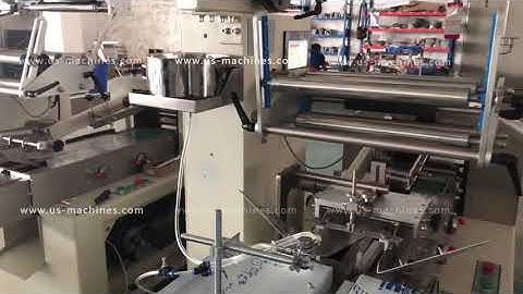 Debugging video for servo motor driven type flow bag packaging machine