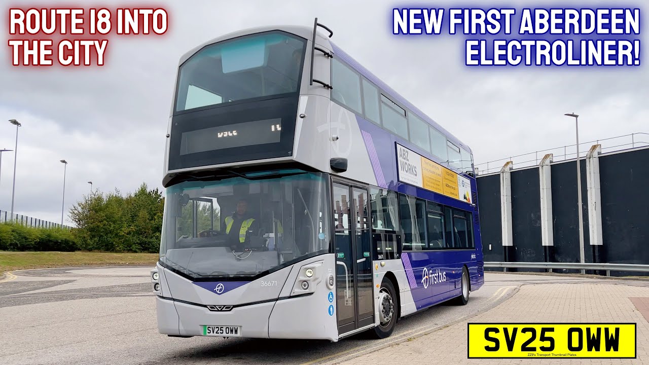 New & Nice! First Aberdeen Wright StreetDeck Electroliner SV25 OWW ...