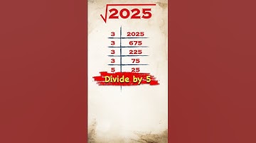 Square Root of 2025 / 2025 ka vargmul / #shorts #viral #vargmul  #squareroot #public-maths #math
