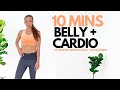 10 min cardio  abs home workout no jumping modifications i burn belly fat