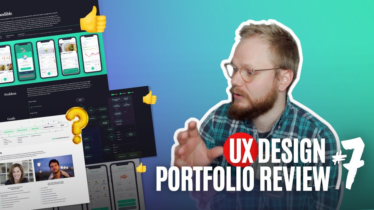 UX Portfolio Review 7: If in Doubt Add More UX Research - YouTube