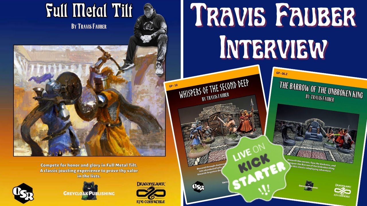 Interview with Full Metal Tilt creator Travis Fauber! Live on Kickstarter!