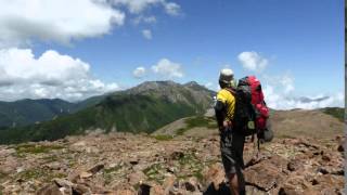 白峰南陵2014/7/26(笹山,白河内岳,大籠岳,広河内岳 白峰南陵2014/7/26(笹山,白河内岳,大籠岳,広河内岳