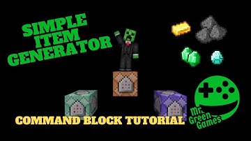 Simple Item Generator - Command Block Tutorial # Minecraft #BedrockEdition