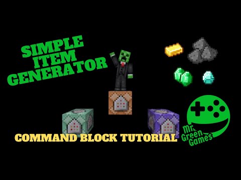 Simple Item Generator - Command Block Tutorial # Minecraft #BedrockEdition