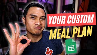 Make Your Own Fitness Meal Plan (with Google Sheets!) screenshot 5