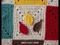 Crochet Falling Leaves Applique Tutorial
