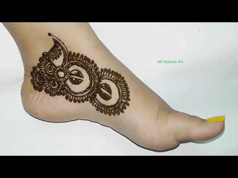 Simple Leg Mehndi Designs 2020 || Easy Leg Mehndi Designs ||Beautiful Mehndi Design For Feet||