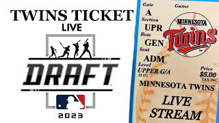 2023 MLB Draft: Twins Ticket LIVE