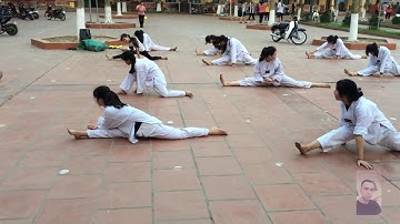 HƯỚNG DẪN XOẠC CHÂN  ( dọc,  ngang  cho các bạn mới tập) - HIP OPENING