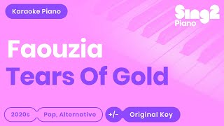 Faouzia - Tears of Gold (Piano Karaoke)