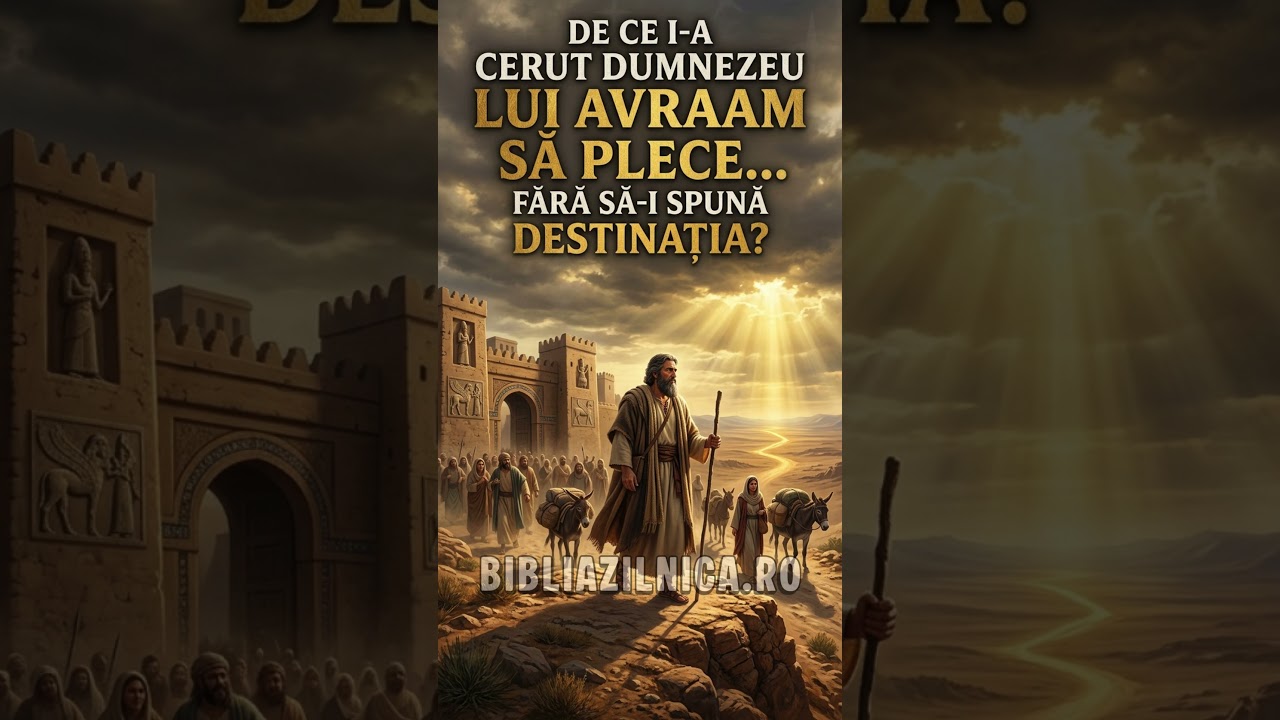De ce i-a cerut Dumnezeu lui Avraam să plece… fără să-i spună destinația?   Întrebări biblice