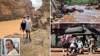 グランドキャニオンで突然の洪水…2人死亡、15人以上が行方不明に⚠️