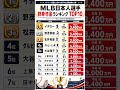 MLBで年金がすごい日本人選手TOP10!生涯もらえる金額が衝撃すぎる