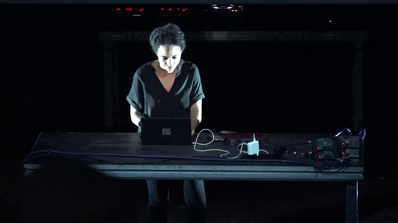 Jessica Ekomane live at Auditorium Zanon - Forma Free Music Impulse#10 26-10-2019