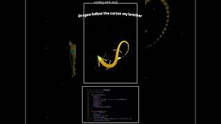 This Dragon Follows Your Cursor 🐉🤯 |HTML CSS and JavaScript