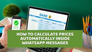 Basic Maths Formulas (+-/:) in Automatic WhatsApp Message Templates for Customers screenshot 1