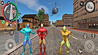 Flying Iron Rope Hero Miami #3 - Walkthrough - Android Gameplay screenshot 3