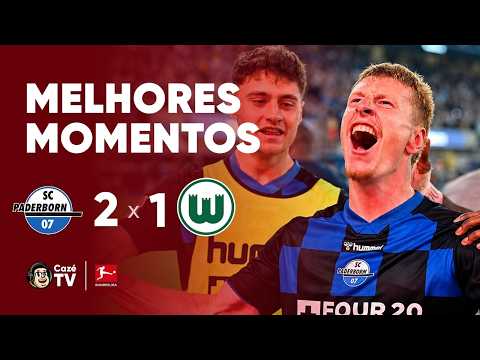 MELHORES MOMENTOS |  PADERBORN 2 x 1 WOLFSBURG | PLAYOFF DE REBAIXAMENTO DA BUNDESLIGA (VOLTA)