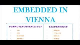 EMBEDDED IN VIENNA