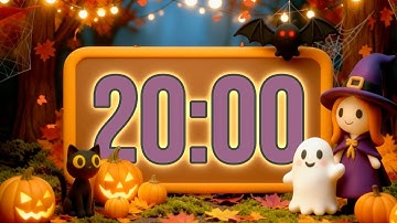 Halloween 20 Minute Timer with Acoustic Guitar