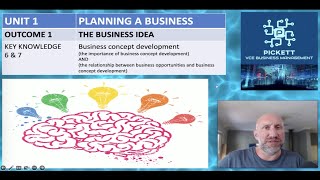 1.1.6&7 Business Concept Development