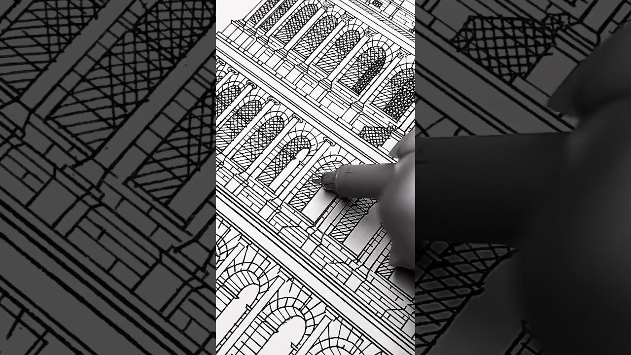 Drawing architecture: The Colosseum by 