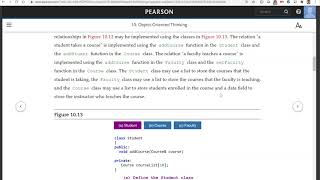 Daniel Liang C++ Section 10.8