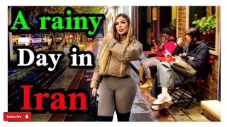 IRAN 2024🇮🇷:Walk with me on a beautiful rainy day in Iran