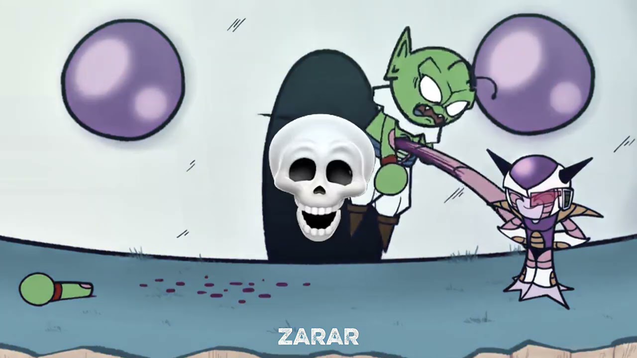 Goku and Vegeta vs Frieza army nutshell animation 💀